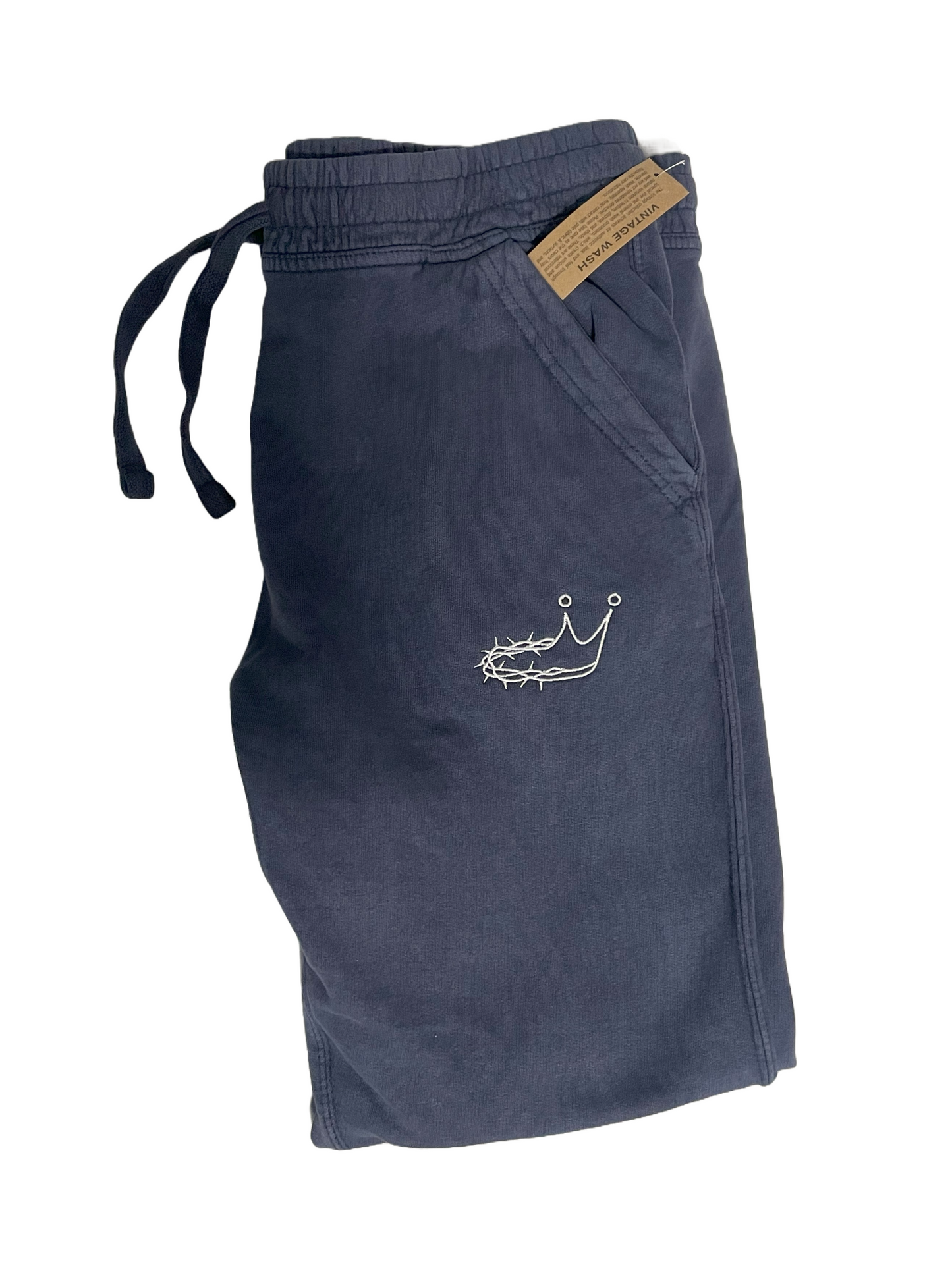 Crowned Embroidered Joggers